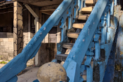 Blue Stairs to the Past