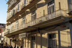 Balconies Washed in Gold